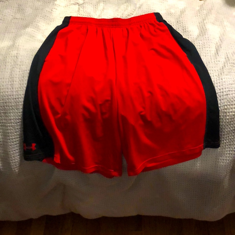 Medium red gym shorts